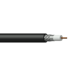 Procab CCX160/1 Coax video cable - RG6/U - solid 0.82 mm? - 18 AWG - FlamoFlex™ 100 m plastic r